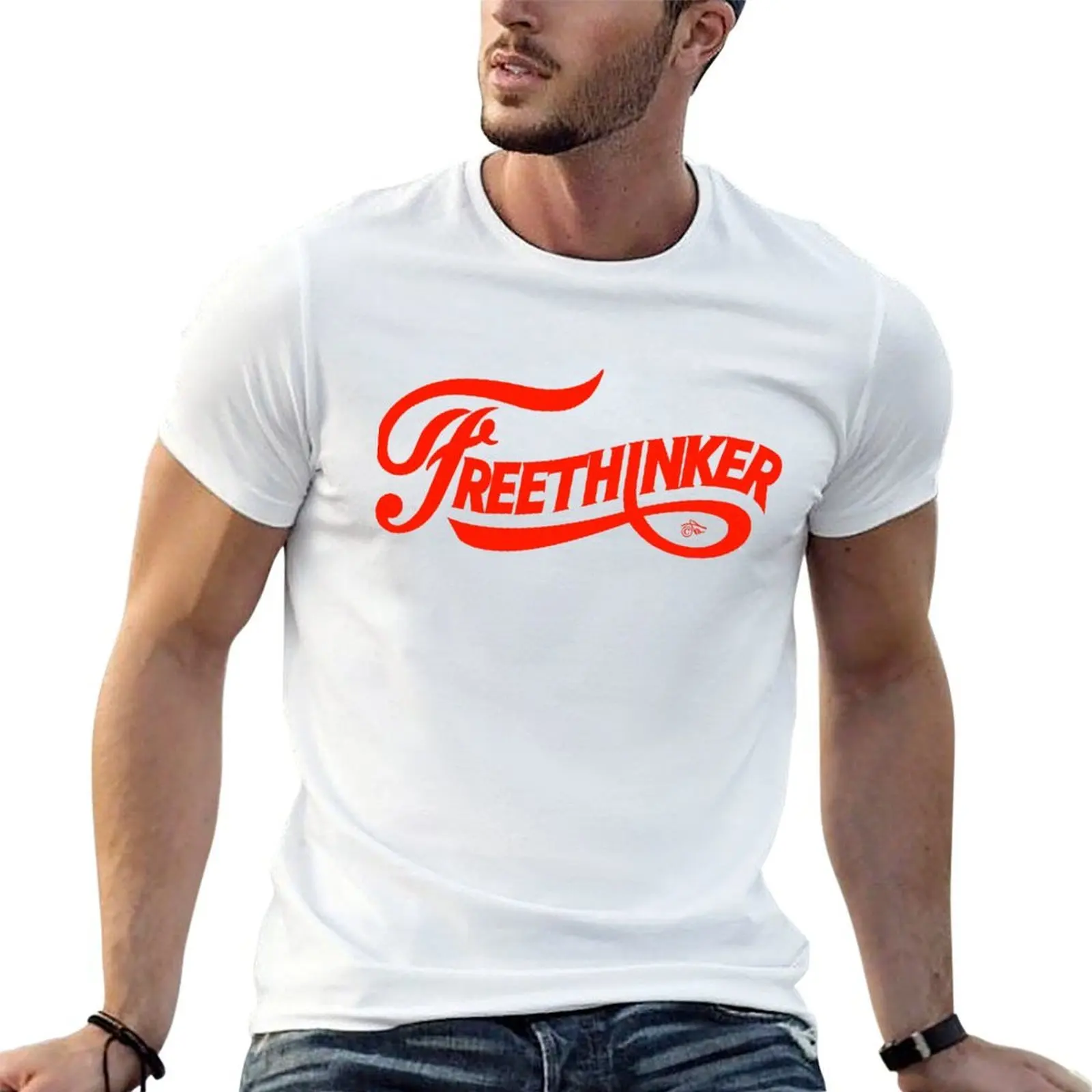 

FreeThinker Vintage by Tai's Tees T-Shirt cotton tshirt 100% mens graphic t shirts T-Shirt
