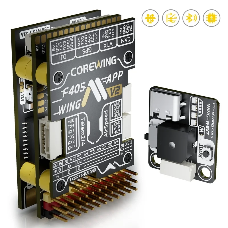 Corewing F405wing V2 Open-Source Fixed Wing Flight Control Supports Hanging Inav Ardupilot Remote Control Aircraft Accessories