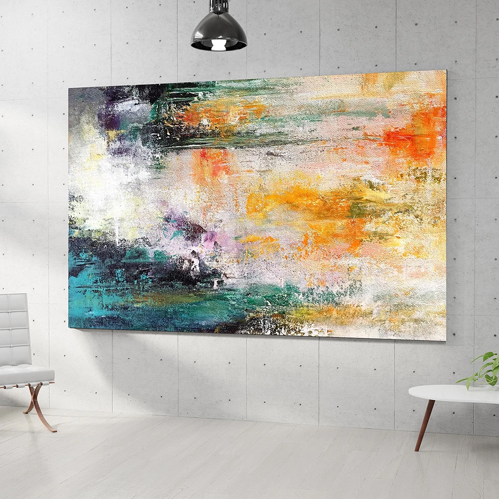 Colourful Abstract Painting Large SizeWall Art Living Room Decoration Paintings Hand-painted Colourful Painting Home Decor Gift