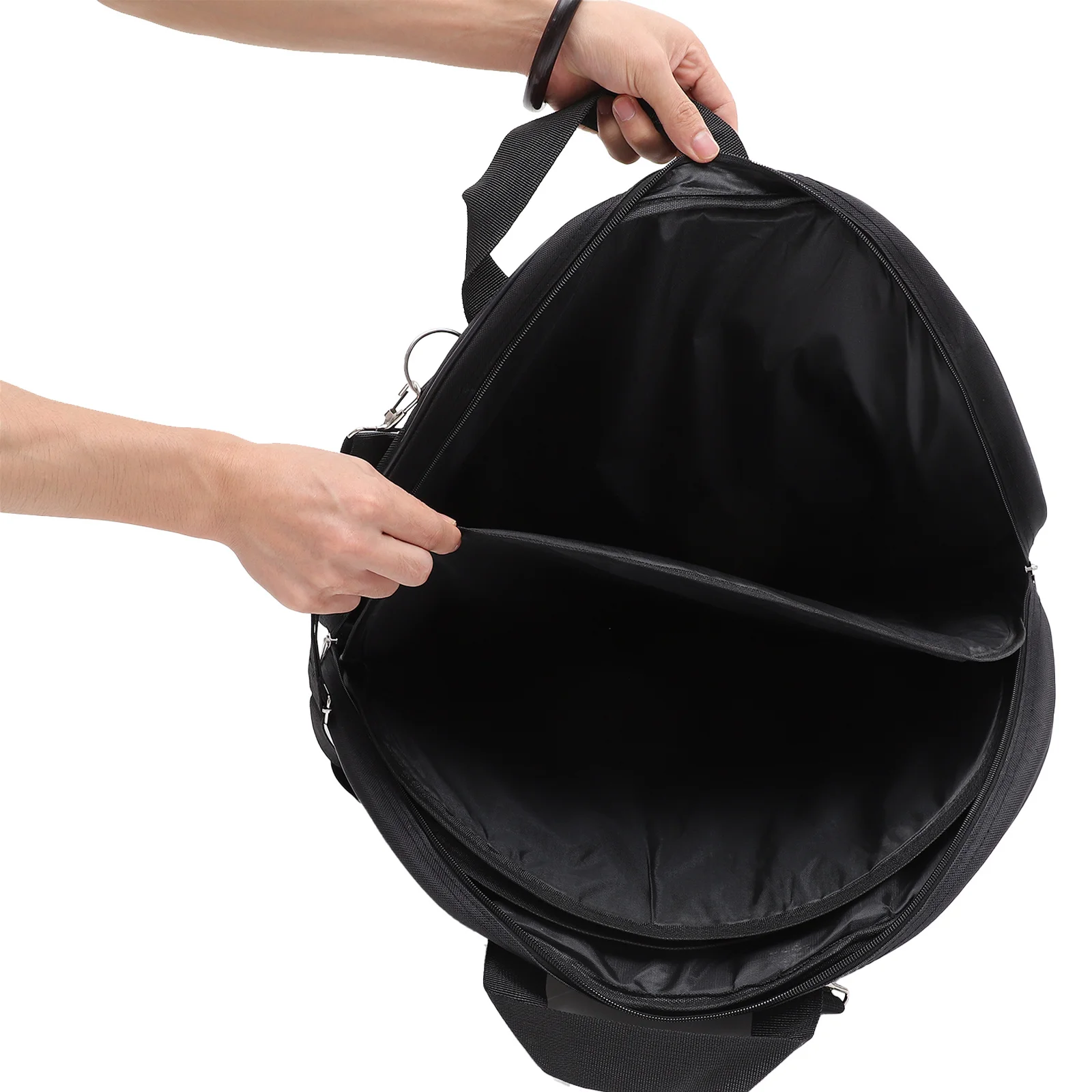 

21 Inch Cymbal Bag Padded Cymbal Storage Case Drum Accessories Case with Handle for Storage Carrying Protective