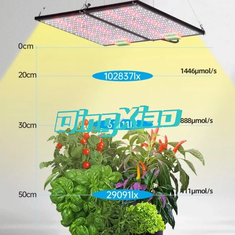 120W 240W Full Spectrum Quantum Board LED Grow Light For Indoor Potted Vegetables Herbs Flowers Healthy Photosynthesis Growth