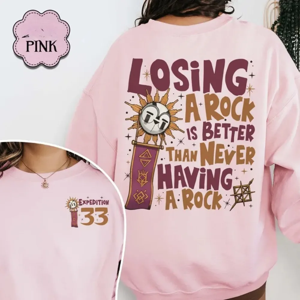Closing A Rock Sweatshirt Expedition 33 Hoody Gaming Esquie Sweater Clair Obscur Video Game Gamer Gifts Winter Clothes Women