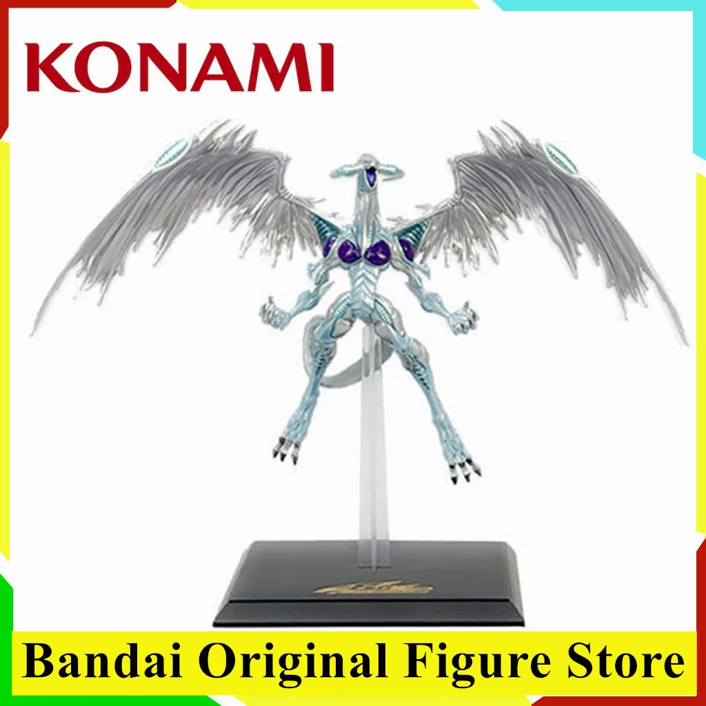الأصلي يو غي أوه! 5D's Stardust Dragon Action Figure Konami Prize Collection Monsters LEGION PVC Model Collection Doll