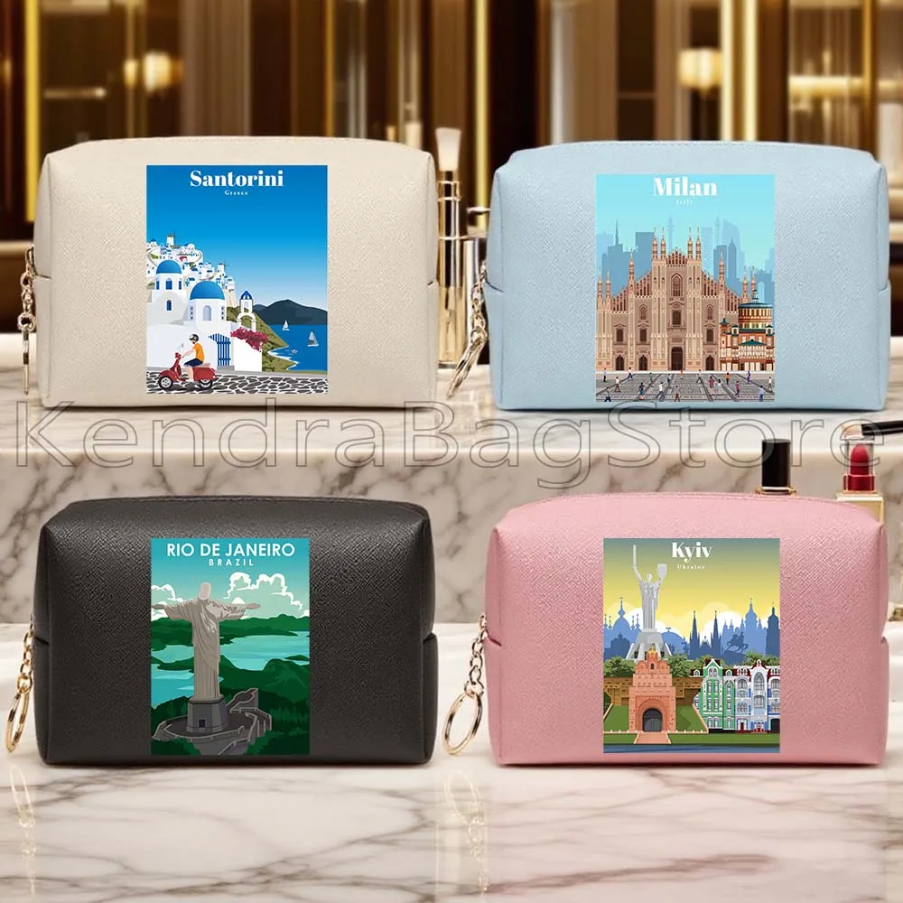santorini-grecia-toquio-kyiv-milao-italia-rio-de-janeiro-san-diego-preto-pu-couro-sacos-de-cosmeticos-maquiagem-sacos-de-armazenamento-A-prova-d-'Agua