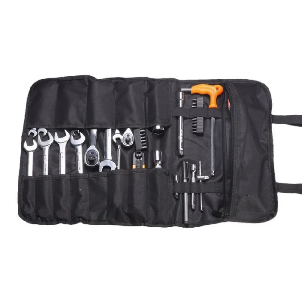 

Сумка для инструментов, сумка-органайзер для электрика, портативная сумка для хранения инструментов, 600D Оксфорд, холст, водонепроницаемая рабочая сумка, органайзер для инструментов