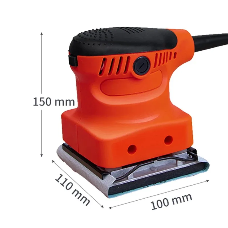 220V Electric Small Sanding Machine Flat Wall Polishing Grinding Machine Multifunctional Furniture Wall Refurbishing Abrasive