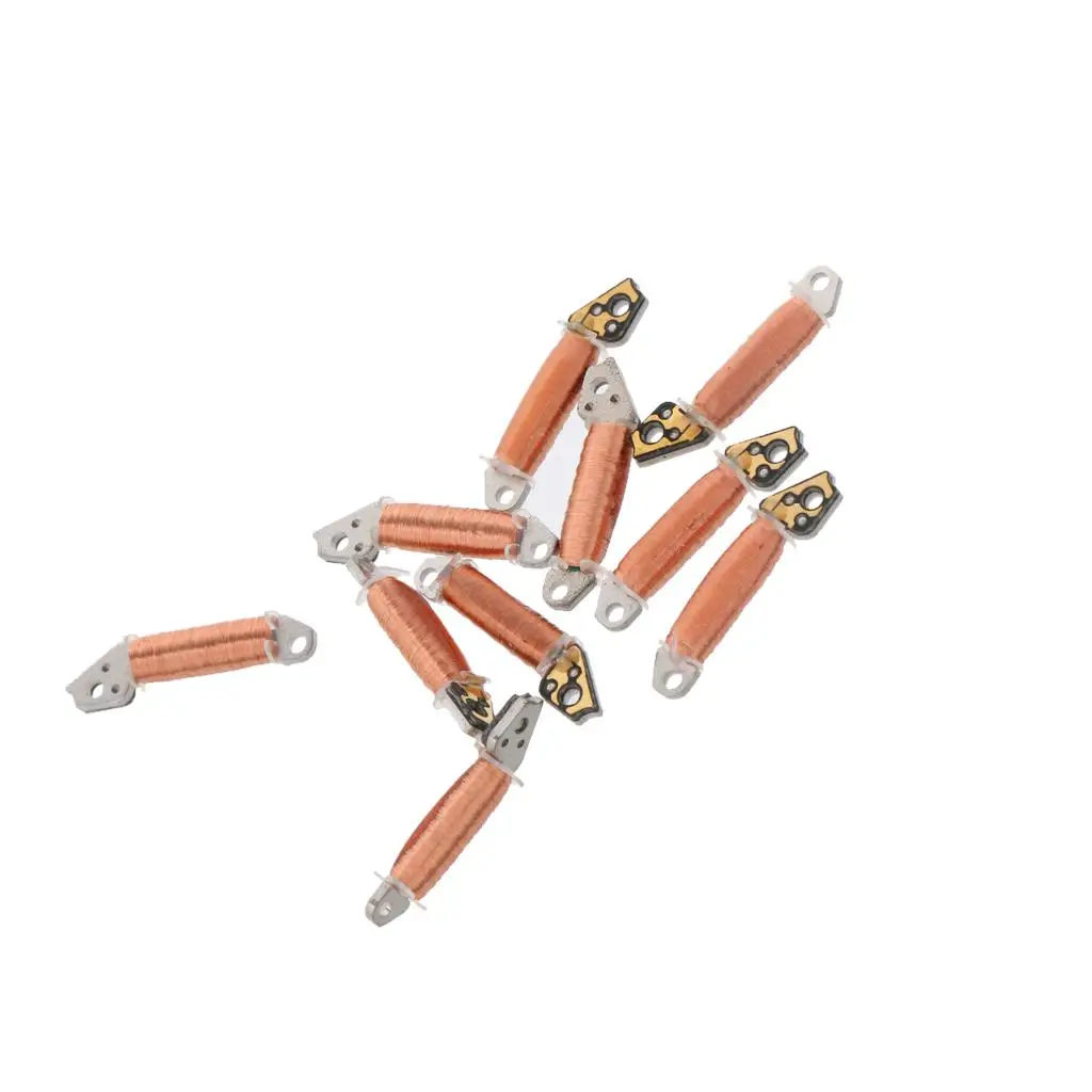 10 Pack Watch Movement Coil Replacement Parts for Miyota 2035 Quartz Watch Movement