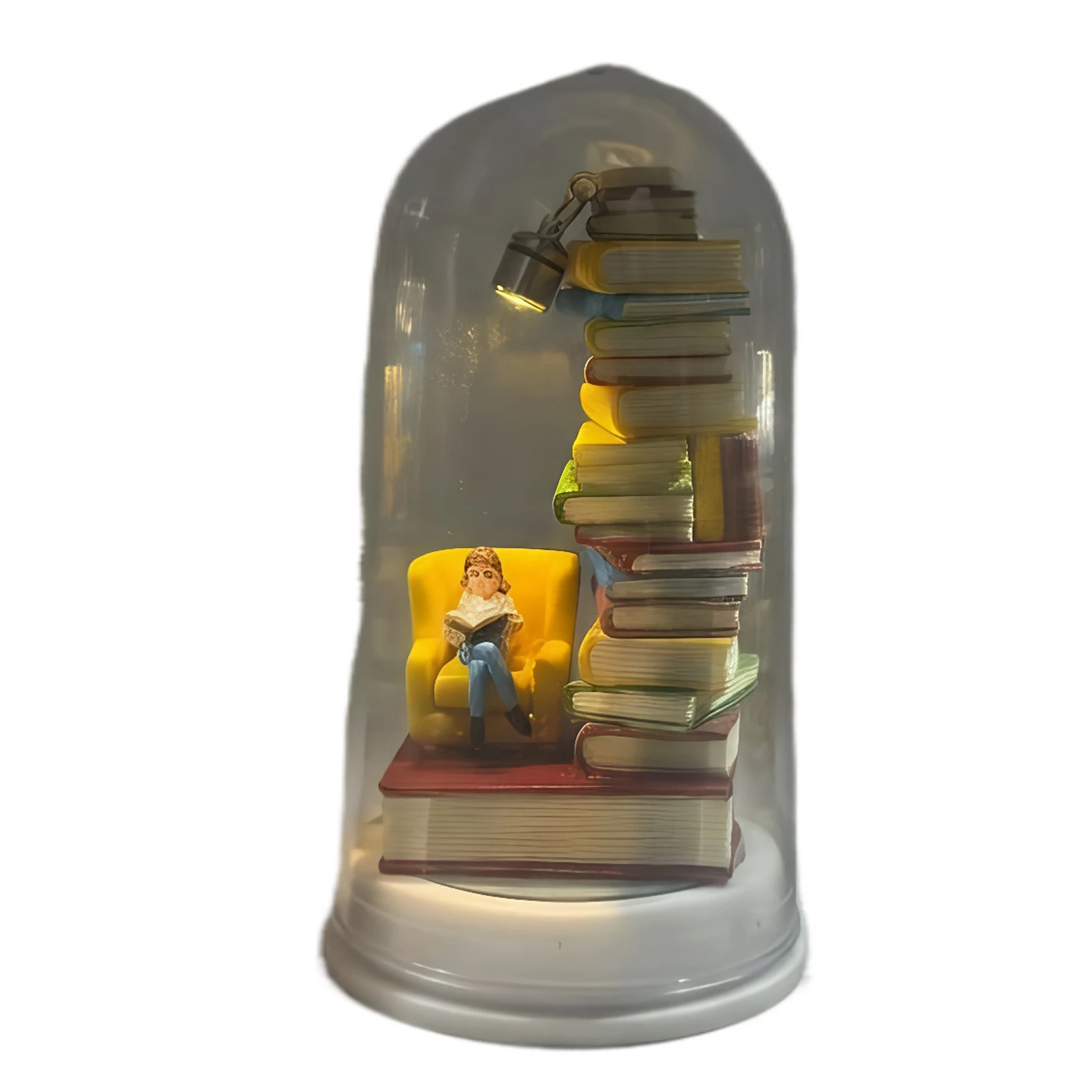 

Reader Night Lights Bookshelf Light Lamp Multifunctional Motivational Reading Ornament Ideal Gift - for Home and Book