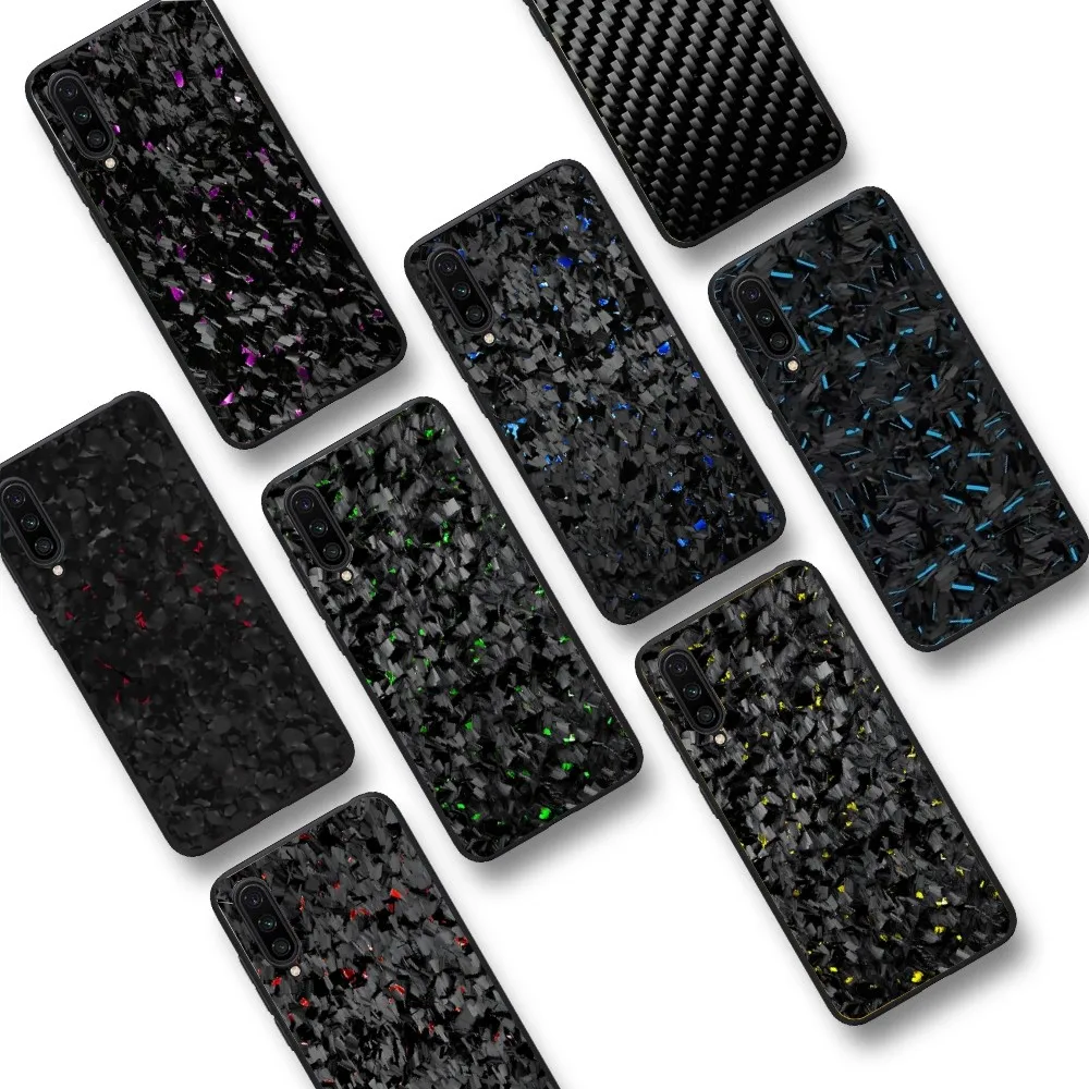 

Carbon Forged Carbon Fiber Plating Phone Case For Xiaomi Mi 5X 8 9 10 11 12 Lite Pro 10T PocoX3pro PocoM3 Note 10 Pro Lite