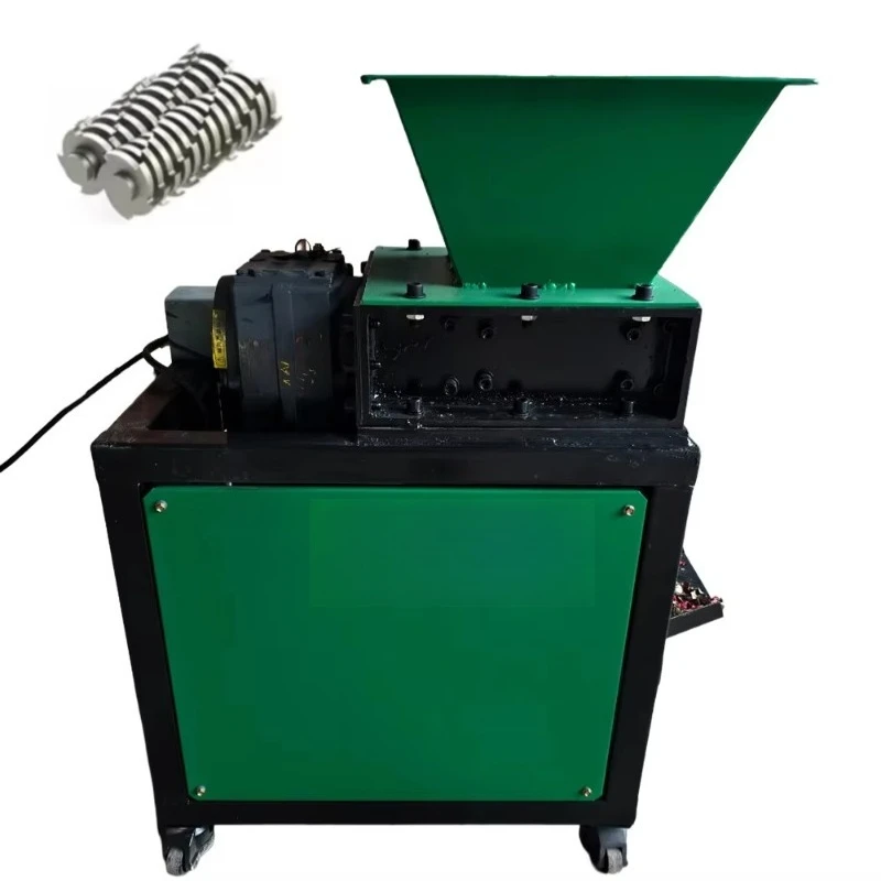 

Mini Automatic ST-EB180 Scrap Metal Shredder Machine New Copper Gear Motor Stainless Steel Construction for Home and Farm Use
