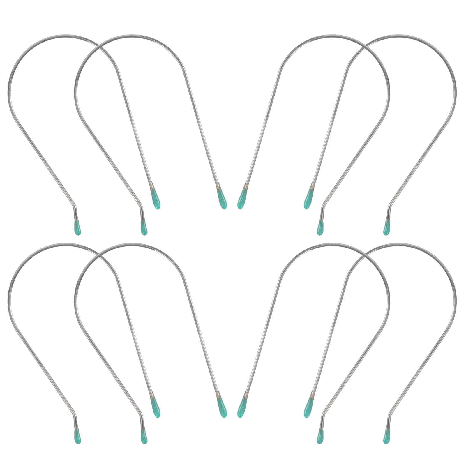 8 Pcs Curling Iron Hot Curler Clamp Replacement Pin Clips Hairpin 304 Stainless Steel for Rollers