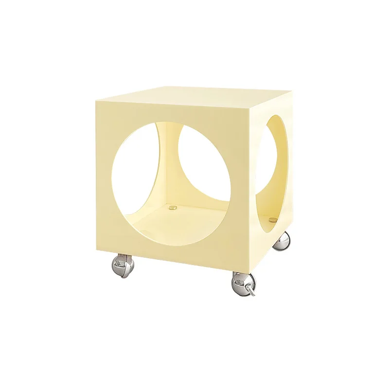 

Designer light luxury living room sofa side a few Internet celebrities ins acrylic personality small coffee table mini bedroom