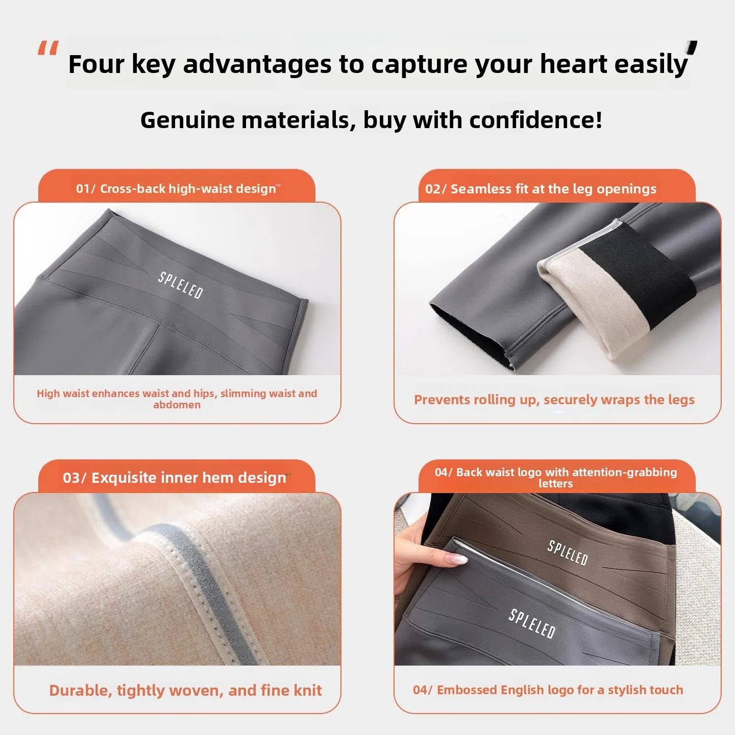 กางเกงโยคะเอวสูงบุซับในสำหรับผู้หญิง รุ่นใหม่ กระชับหน้าท้อง ใส่เป็นชั้นในออกกำลังกาย  สำหรับฤดูใบไม้ร่วงและฤดูหนาว ปี 2025  ใส่เป็นเสื้อคลุมด้านนอกได้