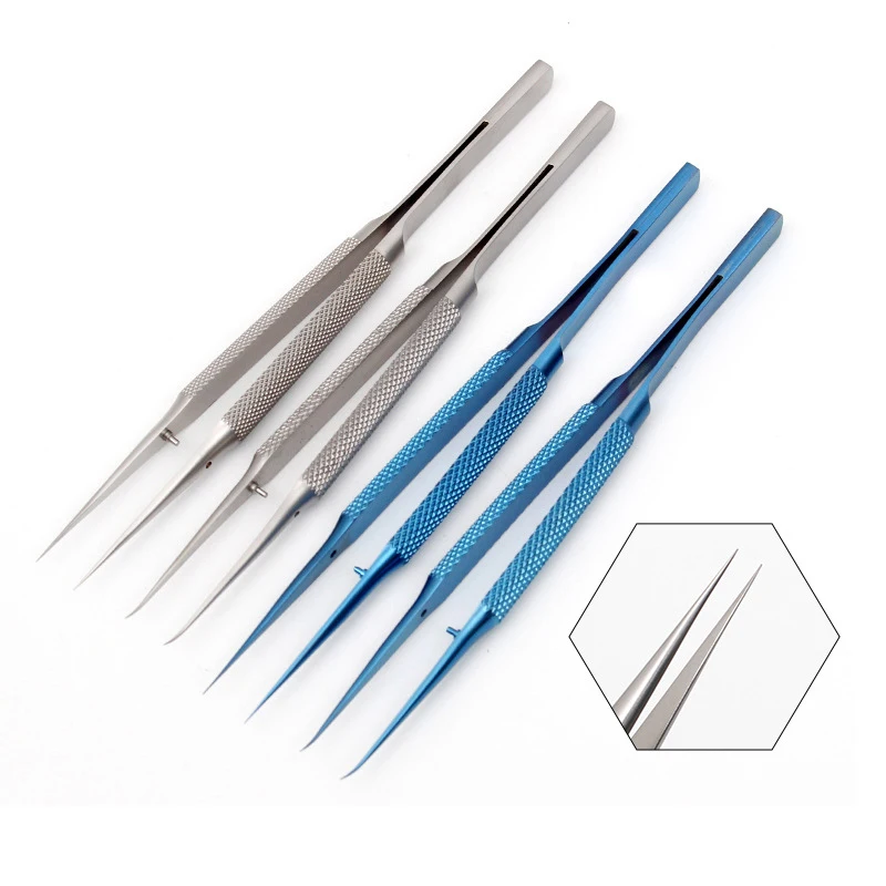 

0.15mm Edge Titanium Alloy Precision Fingerprint Tweezers Conductor Fly Wire Mobile Phone Mainboard Chip Repair Tools