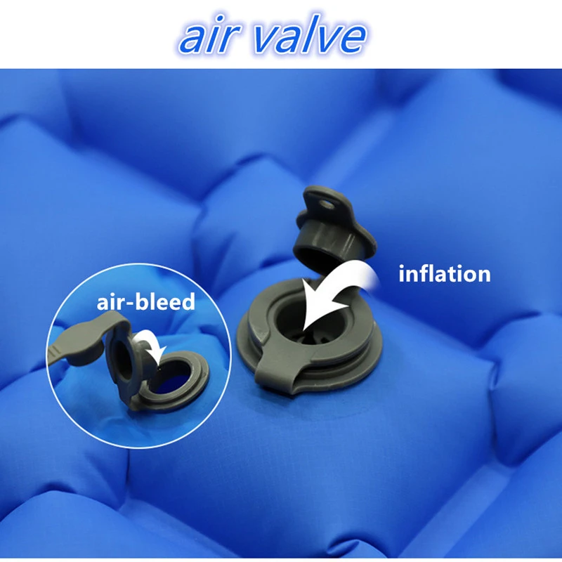 مقاوم للماء خفيفة للغاية المحمولة نفخ فراش المشي لمسافات طويلة خيمة حصيرة وسادة هوائية وسادة النوم في الهواء الطلق التخييم حصيرة فراش