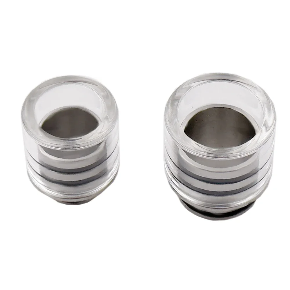 810 Drip Clear Glass 510 Drip Cover for Nozzle Pipette Dripper Straw Joint Coffee Mod Machine Holder Fountains Accessories