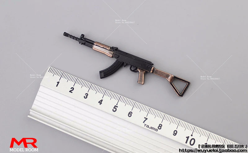 1/12 Scale Mini Sniper Rifle Gun Model AKM M4A1 98K Weapon Scene Accessories Fit 6'' Male Female Soldier Action Figure Body