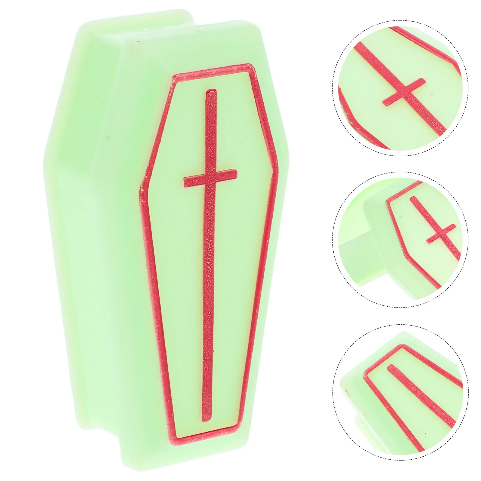 

10Pcs Miniature Coffin Boxes Prank Accessories Party Decoration Plastic Small Coffin Box Prank Scenery Props Mini Figurine