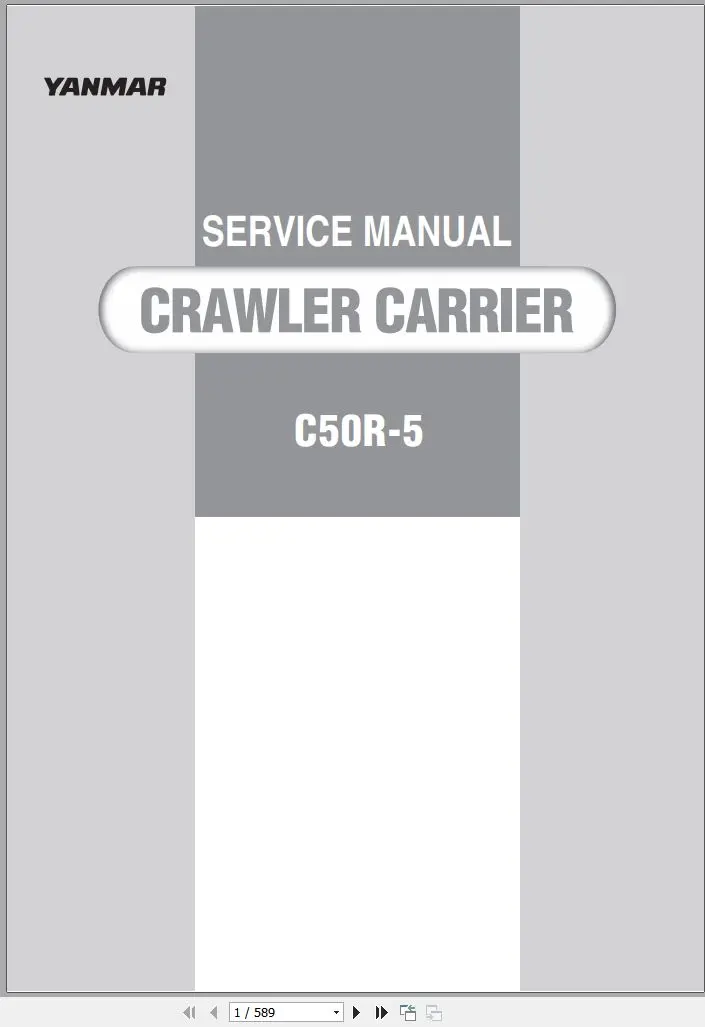 

Yanmar Construction 2023 Service Manual and Parts Catalog 3.07 GB PDF