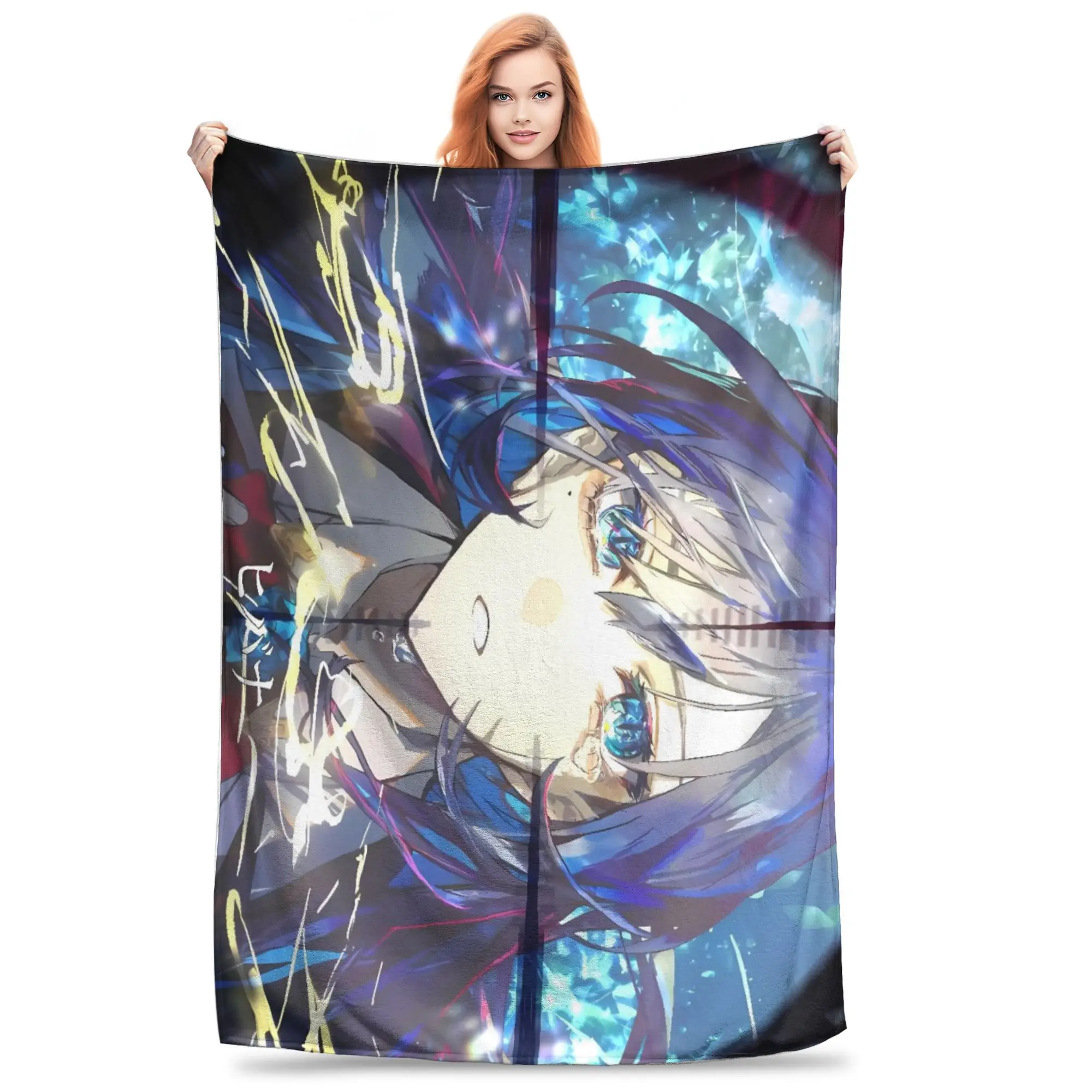 

Ado WORLD TOUR 2025 Hibana Blankets Super Warm Novelty Plush Bedding Throws For Students Bedroom Flannel Bedspread Bed Cover