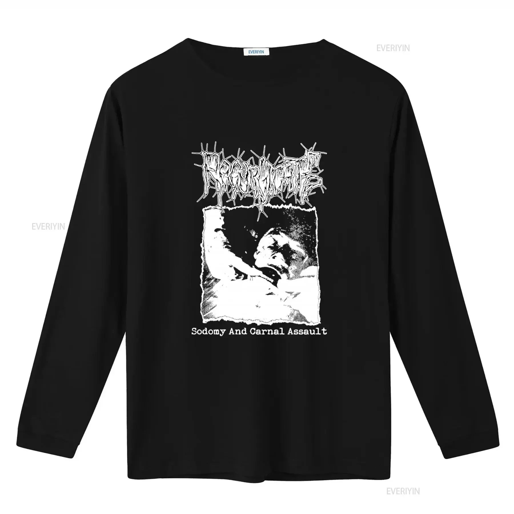 REGURGITATE Sodomy and Carnal Assault T shirt for Men Heavy Metal Band Inspired Design vintage Washed Slightly Casual Stretched
