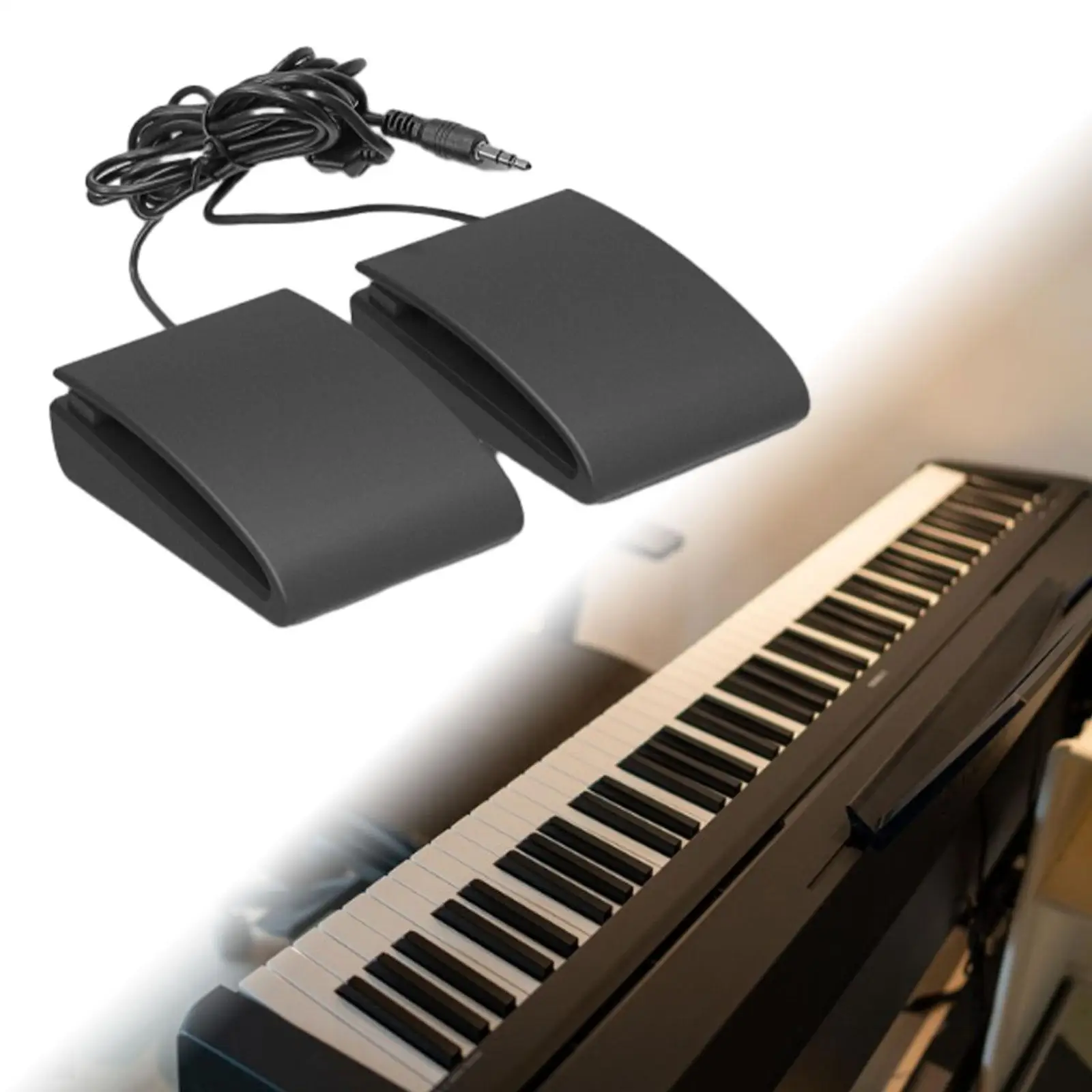 

Drum Pedal Sustain Pedal Practical Playing Foot Pedal Piano Pedal for Concert Studio Birthday Presents Performance Household