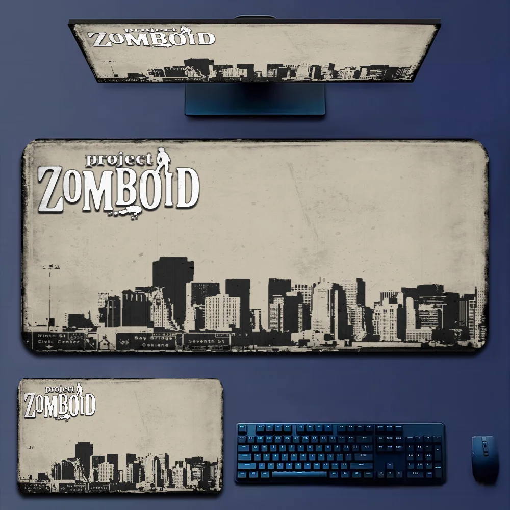 Project Zomboid Game Non-slip Lockedge PC Gaming Mouse Pad Gamer Desk Mats Keyboard Pad Mause Pad Muismat for PC Mouse Carpet