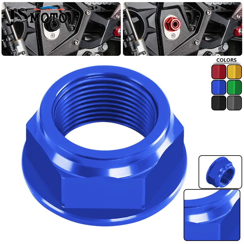 Motorcycle Accessories Rear Wheel Axle Nut Screw Bolt Cover For GLADIUS gladlus 2009-2013 CNC Aluminum Tuerca Rueda Posterior