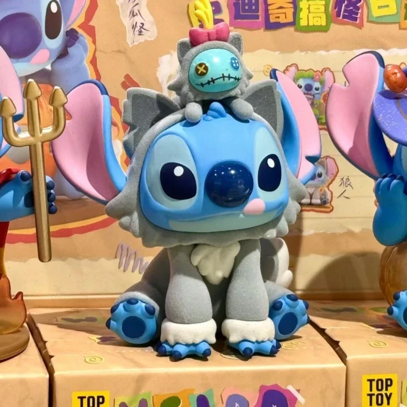 Disney Stitch Blind Box Garage Kit Leuke Cartoon Pop Speelgoed Desktop Ornament Kawaii Mode Kamer Decoratie Vakantie Geschenken