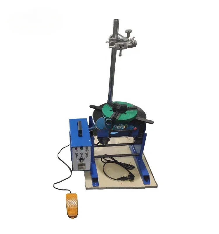 300 Kg Capacity Turntable 220V Automatic Pipe Welder Positioner Welding With Chuck 400Mm