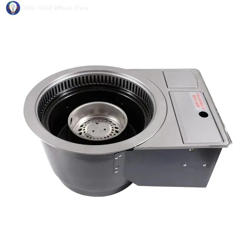 Commercial Restaurant Dining Table Flat Top Smokeless Charcoal And Gas Propane Grill Korean Made Restaurant Dining Table