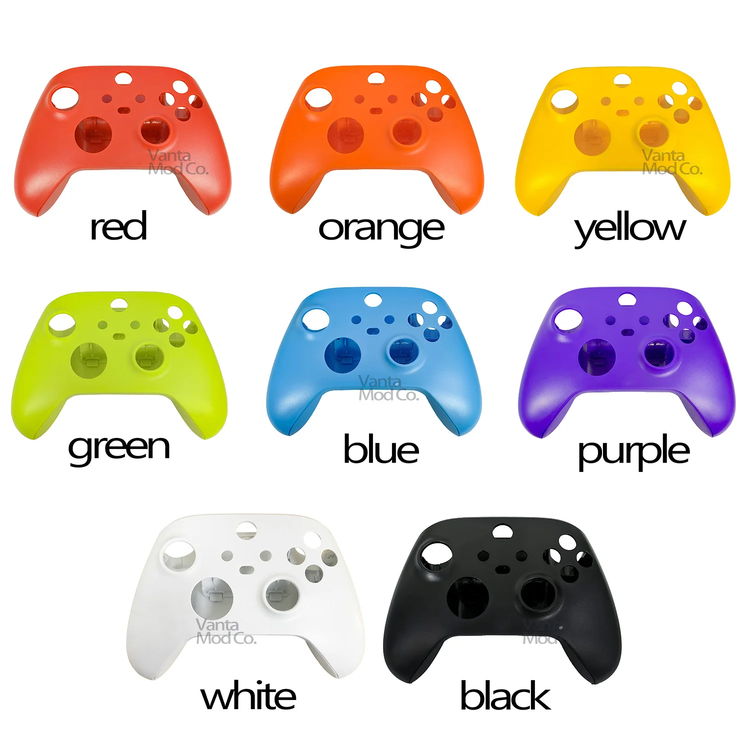 1 Set For Xbox Series X S Controller Front Housing Shell, Full Buttons DIY Custom Replacement Shell Kit Compatible Parts