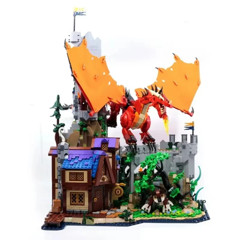 Kalein 3745 ชิ้น Dungeons & Dragons Red Dragon Legend ชุด Building Block ชุดประกอบของเล่นเด็กของขวัญวันเกิด