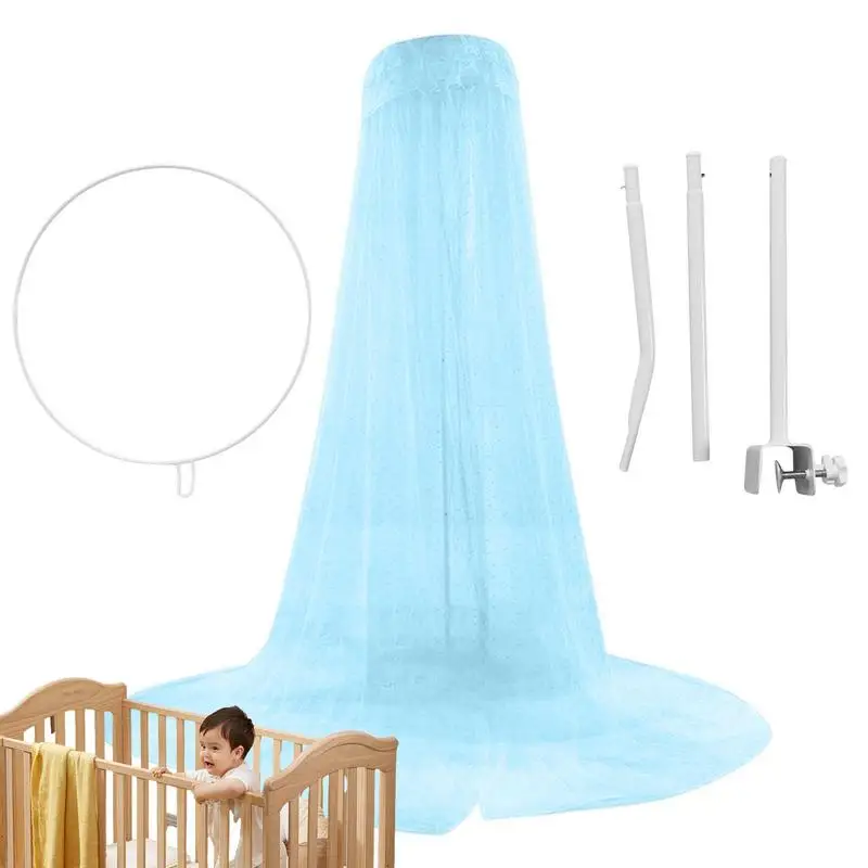 Adjustable Mosquito Net Stand Holder For Baby Crib Cot For Crib Canopy Baby Infant Toddler Bed Dome Cots Accessories