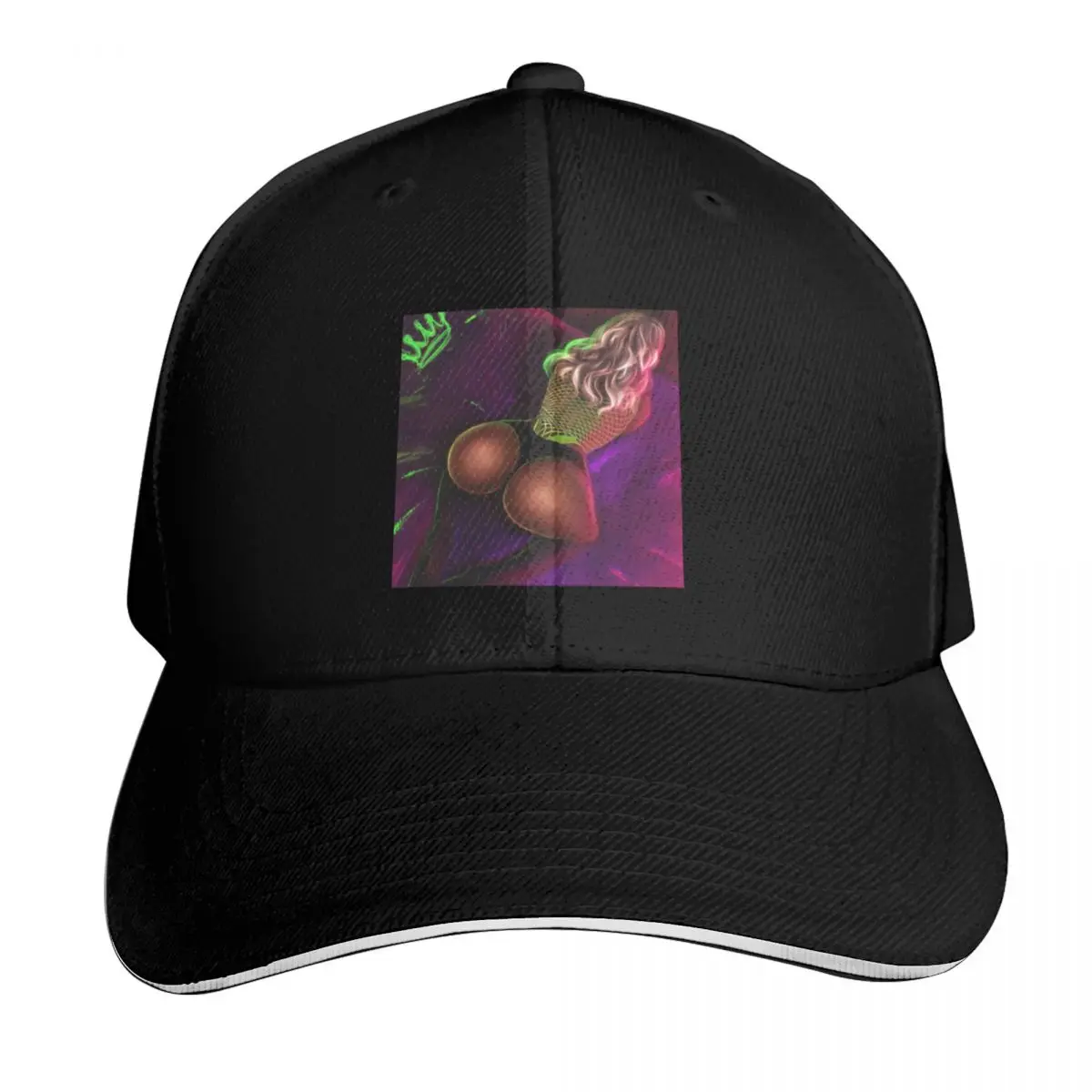 

Peaches & Cream - Queen of the PAWG’s Baseball Cap Rave Beach Icon men's big size hat Mens Women's