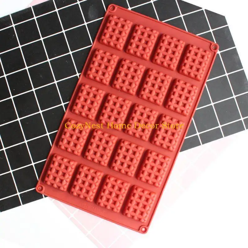92mf 2pc/set 18/20 Cavity Silicone Mould Maker Cake Cakie Ban Baking #3