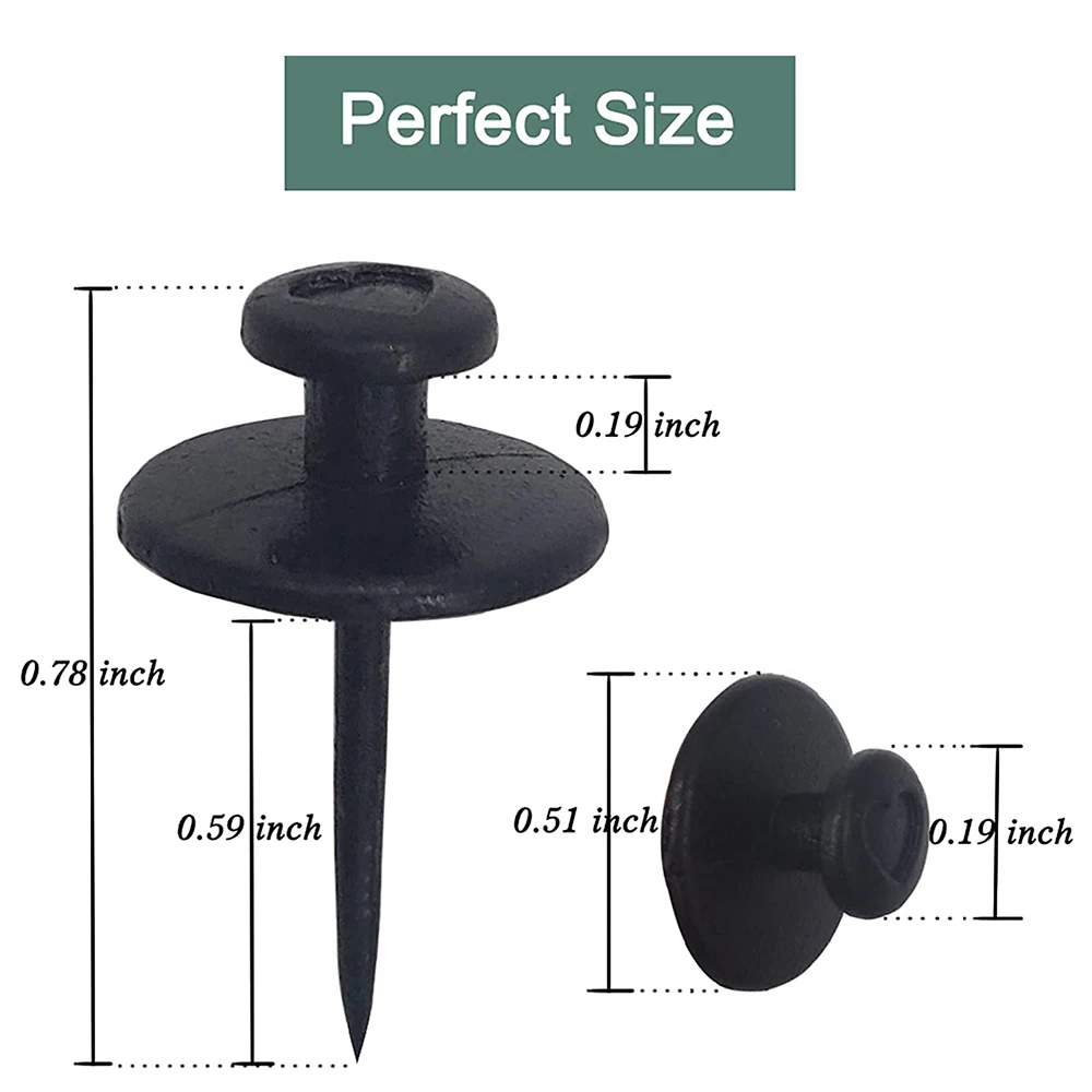 30 Pack Small Nails for Picture Hanging Double-Headed Picture Hangers Nails Wall Nails for Hanging Pictures