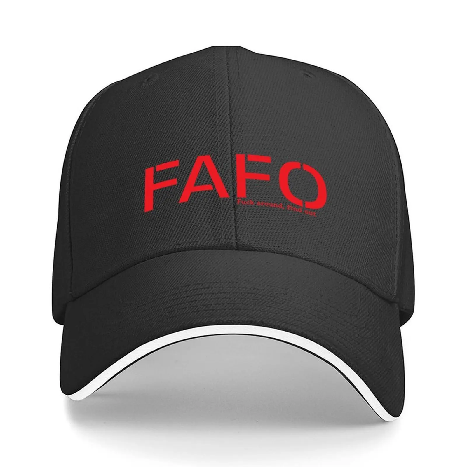 

FAFO Baseball Cap Hat men birthday custom Hat luxury woman cap Boy Child Women's