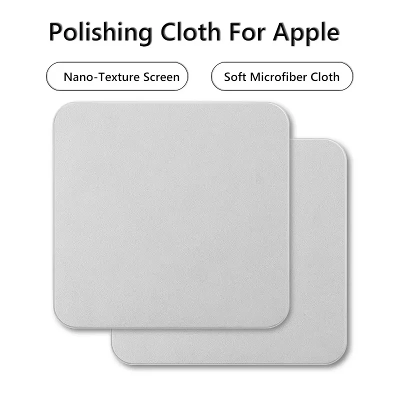1/5/10PCS Double-layer Polishing Cloth Screen Cleaner Wiper For MacBook Screen iPad iPhone Apple Watch Display Cleaning Supplies