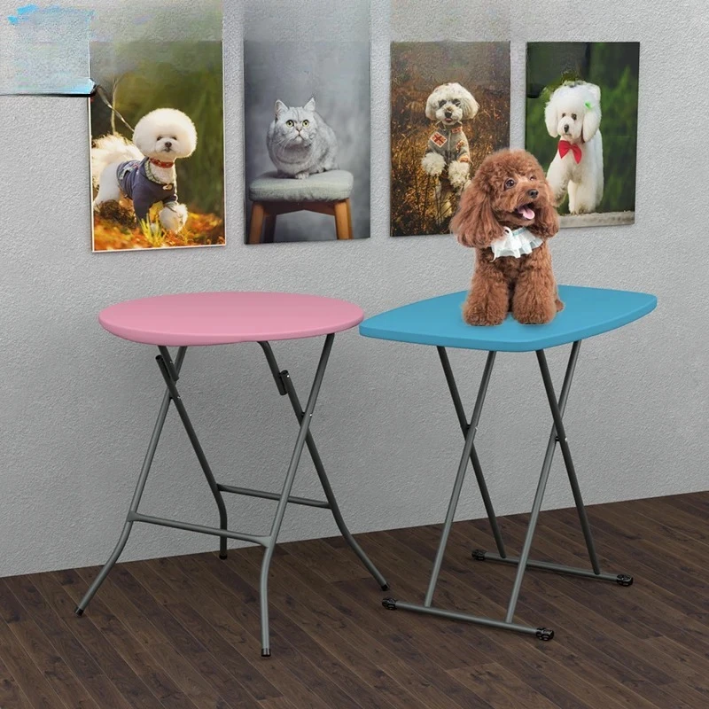 All-in-One Pet Beauty Station - Lightweight Foldable Design for Washing/Blow Drying, Anti-Shake Base for Nervous Animals