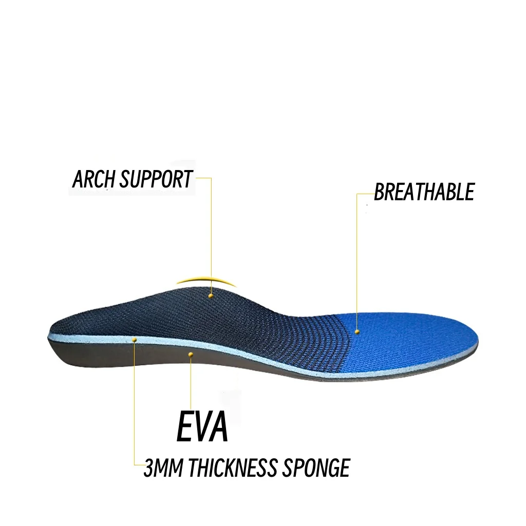 Flat Foot Orthopedic Insoles For Shoes Arch Support Inner Slab-foot Inversion Flat Foot Correction Insole For Men And Women