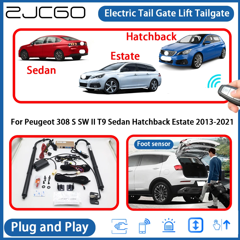 

for Peugeot 308 S SW II T9 Sedan Hatchback Estate 2013-2021 Automatic Powered Tailgate Power Liftgate Electric Tail Gate Lift