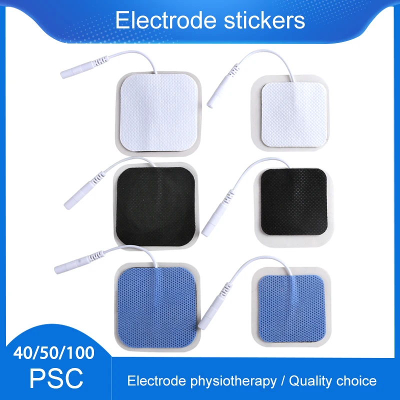 

40/50/100pcs TENS EMS Electrode Pads Gel Muscle Stimulator Acupuncture Patche Physiotherapy Tens Machines for Body Massage