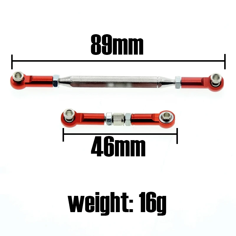 Metall verbesserte Servo lenker Lenk stange mit Krawatte für mn d90 fj45 mn99s rc Autoteile