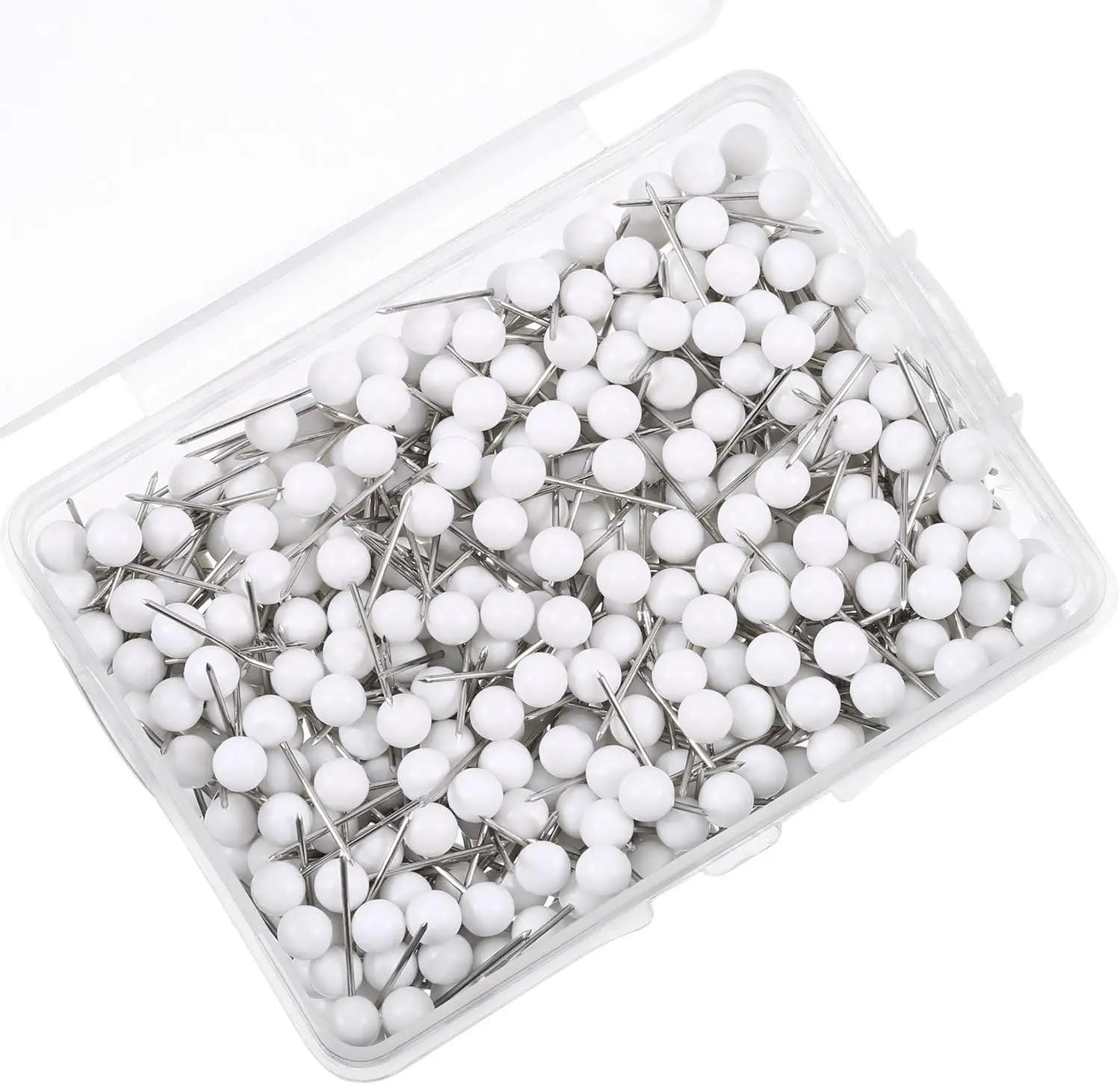 

500 Pack Map Push Pins Small Round Head Thumb Tacks for Bulletin Board Wall DIY Office Home