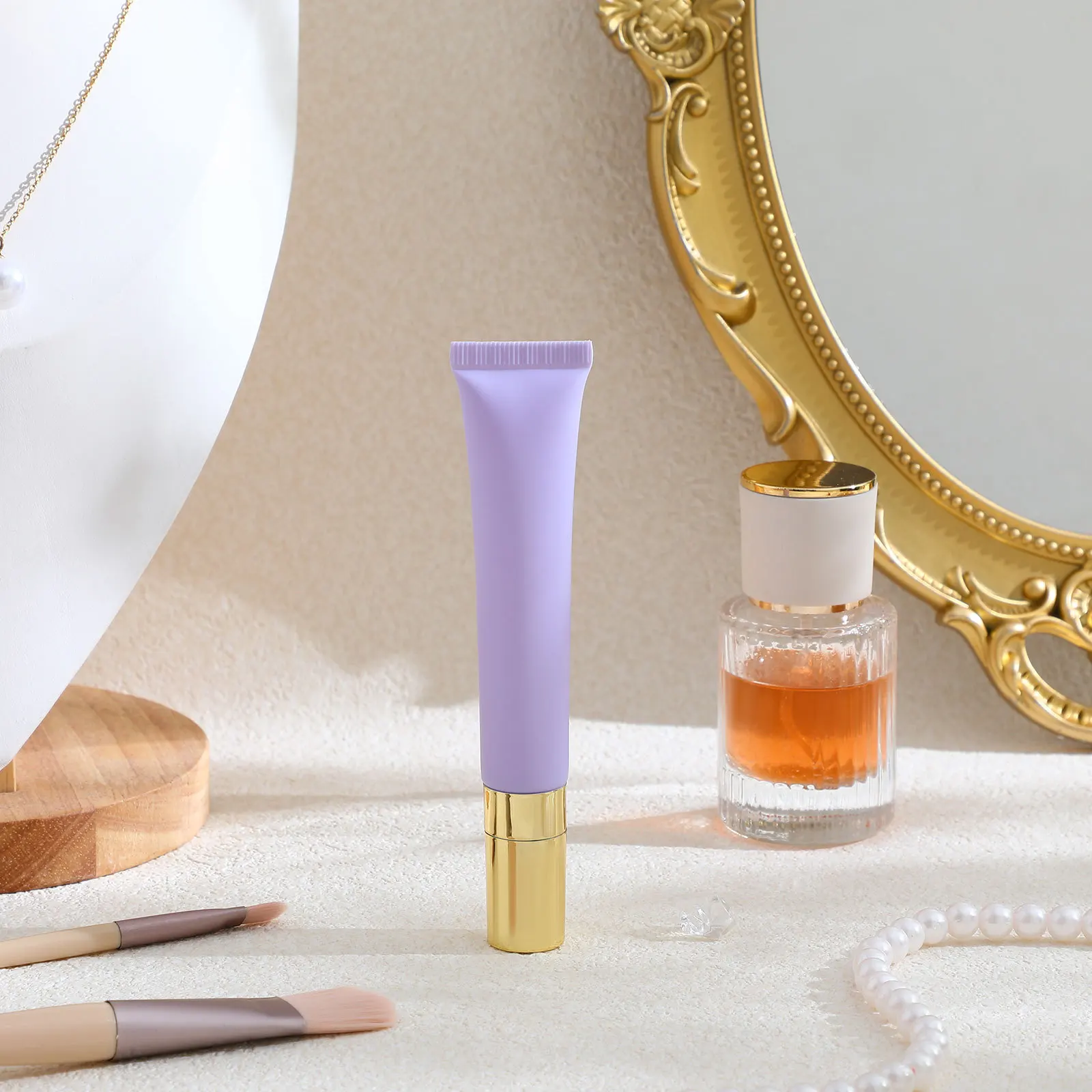 หลอดครีมบำรุงรอบดวงตาขนาด 20 กรัม แบบเติมได้ พกพาสะดวก ใช้สำหรับบรรจุน้ำมันหอมระเหย ใช้สำหรับเดินทาง บรรจุภัณฑ์ครีมบำรุงผิว อุปกรณ์ทาครีม