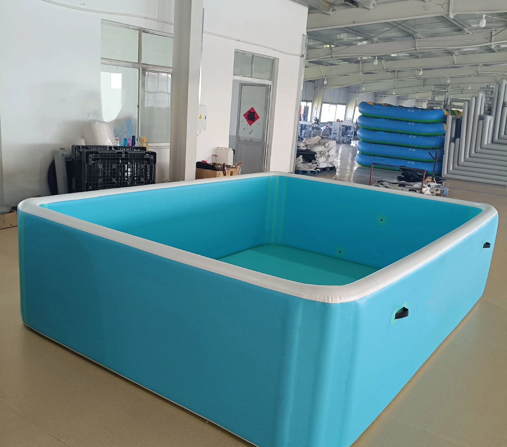 Popular New Portable Pvc Inflatable Water Pool High Quality Drop Stitch Pool Outdoor Swimming Pool