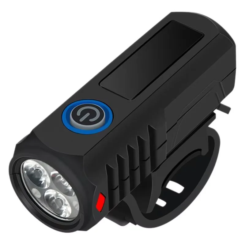 مصباح LED فائق السطوع USB لركوب الدراجات في الهواء الطلق مقاوم للماء للدراجة الأمامية + مجموعة الضوء الخلفي مصباح يدوي للدراجة المحمولة