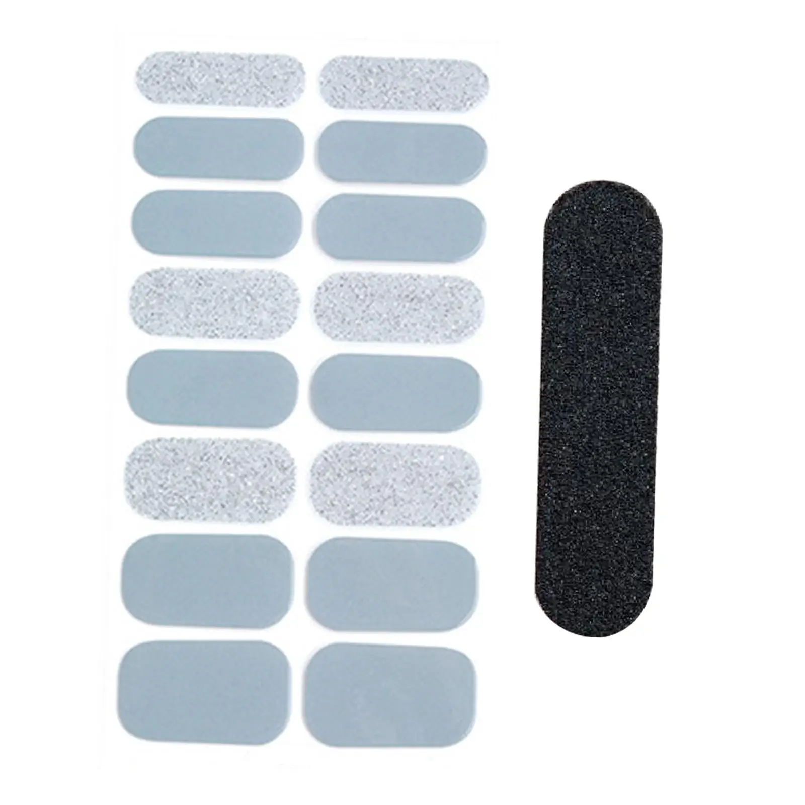 Adhesivos para uñas, envolturas completas de regalo, tiras de esmalte de uñas de Gel curado, parche semicurado para mujeres y niñas