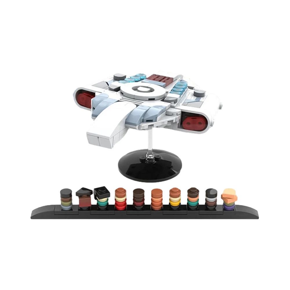 MOC-161928 Space Trek Deep Space Nine (DS9) Building Blocks USS Defiant Space Ship Model Bricks DIY Creative Toys Children Gift